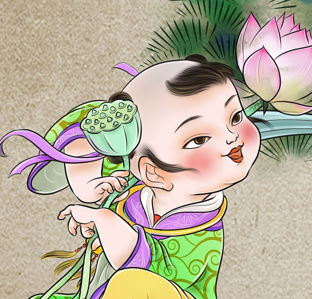 年画娃娃-花瓣网|陪你做生活的设计师 | 【非物质文化----绵竹年画