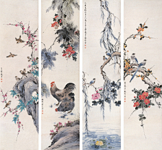 山水花鸟画-花瓣网|陪你做生活的设计师 | 中国风