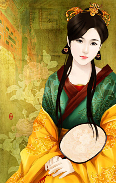 手绘古装美女-花瓣网|陪你做生活的设计师