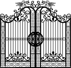 LA元素--铁艺花纹图案