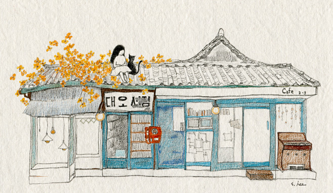 书店插画师95作品