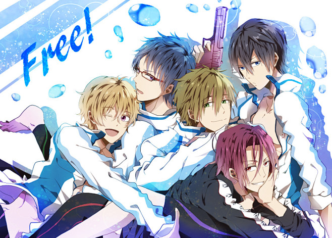 free!男子游泳部