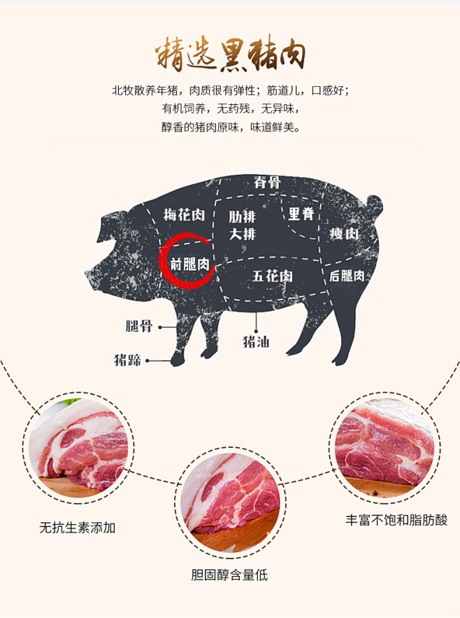 黑猪肉海报-花瓣网|陪你做生活的设计师 | 养土猪野猪肉前腿鲜肉