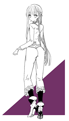com 崎由けぇき 二次元美少女 造型设计 速写 萌 漫画 清新 涂鸦 手绘
