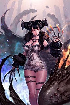 游戏人物……魔女