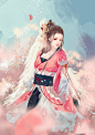 美女 美人 古风人物 古风女子 倾国倾城 妩媚 仙侠 少女 女人 游戏