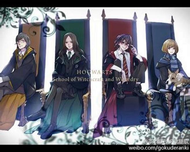 哈利波特四大魔法学院