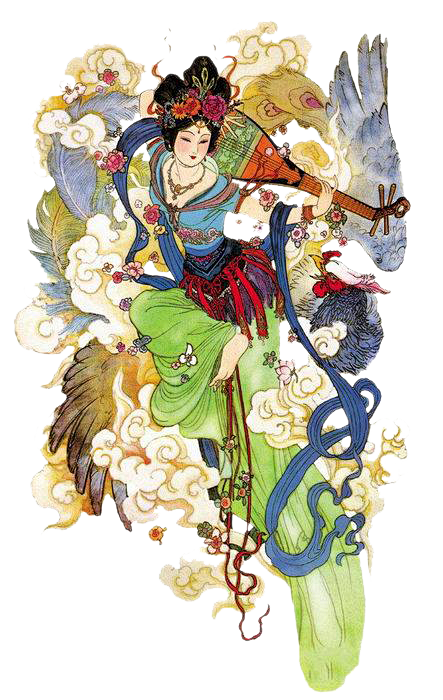 飞天-花瓣网|陪你做生活的设计师 | 敦煌飞天壁画原图