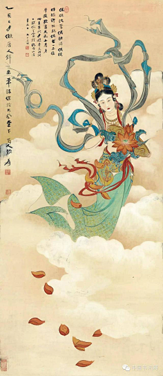 张大千 敦煌 人物