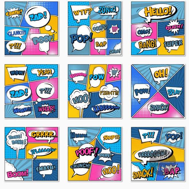 风格卡片版式模板 矢量设计素材 G1267