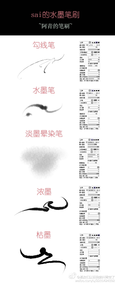 笛子喜欢下一个采集到各种sai ps笔刷收集