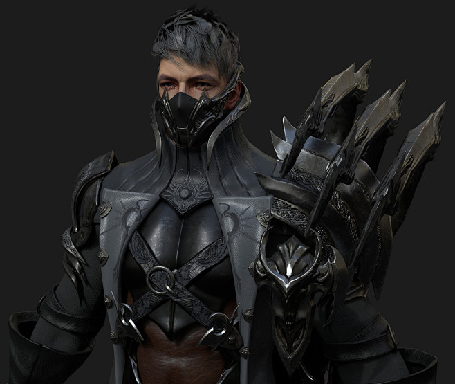 lostarkgunnerfanartjmlee3dsmaxzbrushsubstancepainterphotoshop