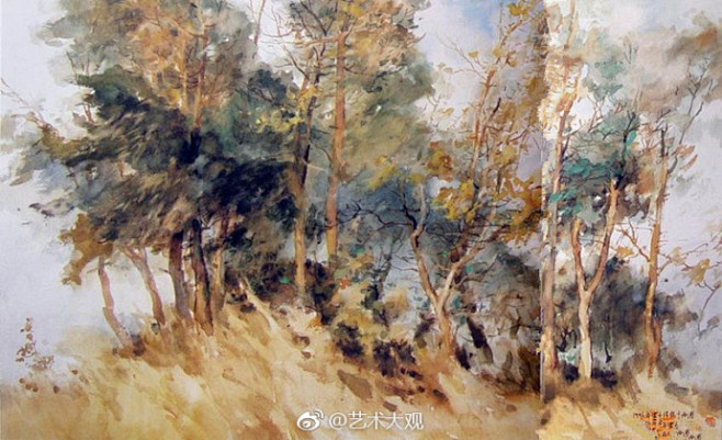 罗宗海风景水彩画欣赏1935年12月生于广东潮州1958年中南美术专科学校