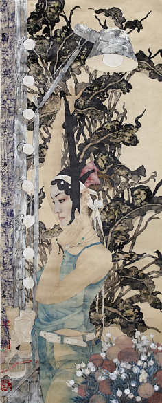 王仁华的人物画"如怨如慕,如泣如诉,是画家