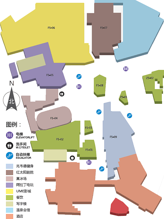 勒泰中心楼层导视图,勒泰中心楼层分布图-勒泰|勒泰中心|石家庄勒泰