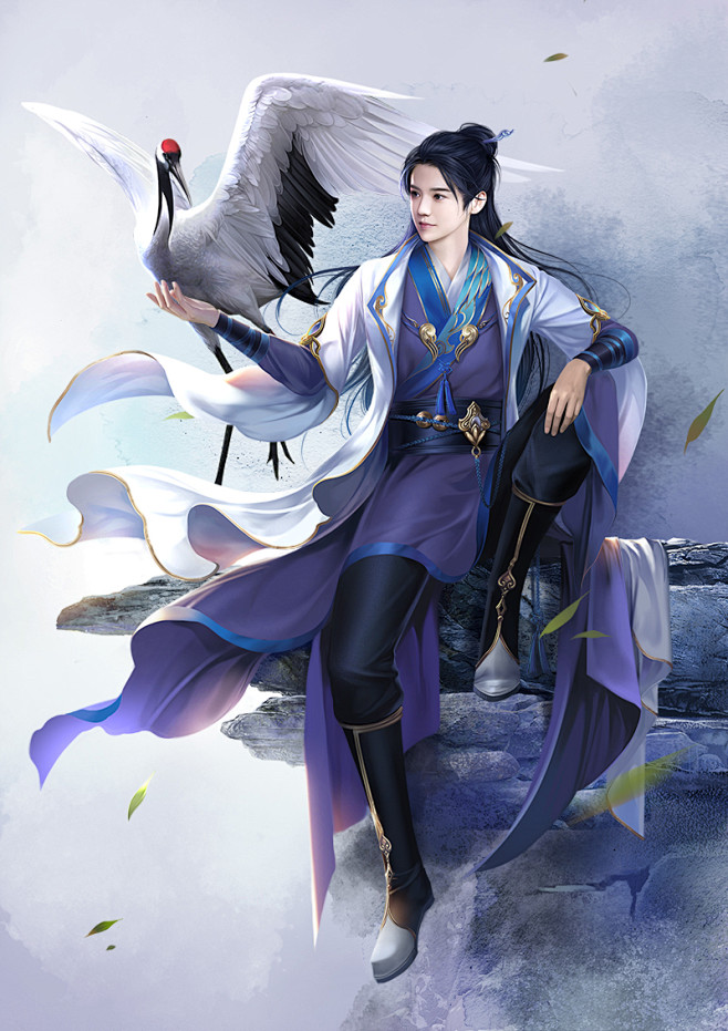 原画中国风男