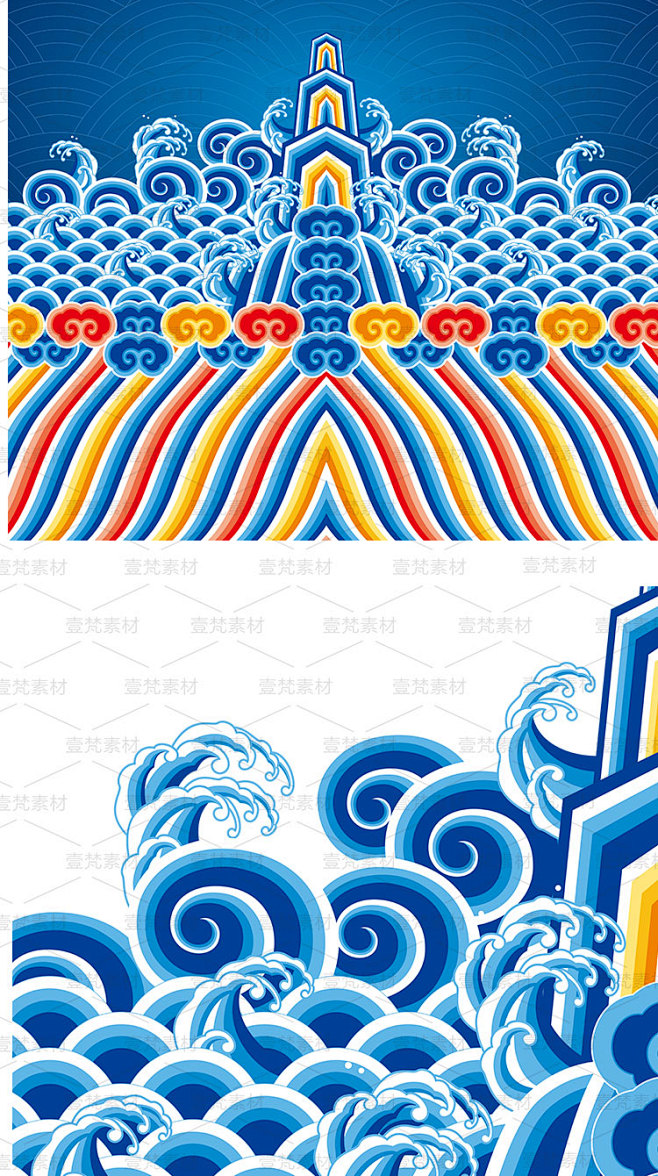 宫廷纹样故宫底纹中国风皇帝背景海报包装可印刷psd高清设计素材淘宝