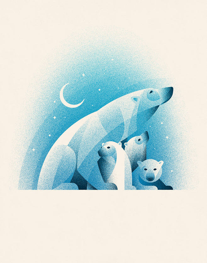 北极熊艺术打印受益于NRDC
