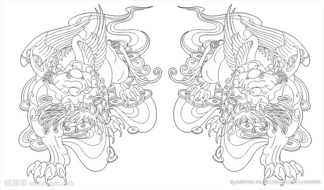 erica-cao采集到设计素材【插画】  采集 nipic.com 貔貅神兽 nipic.