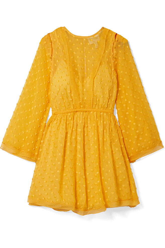 alice McCALL - Gidget lace-trimmed fil coupé