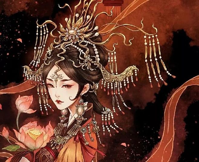 半面妆/古风美人赏析