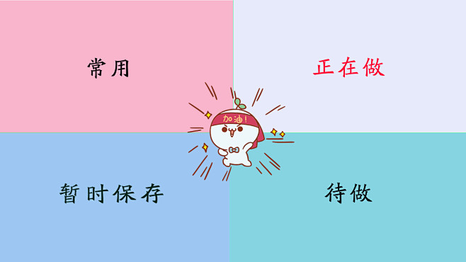 四象限工作电脑桌面壁纸