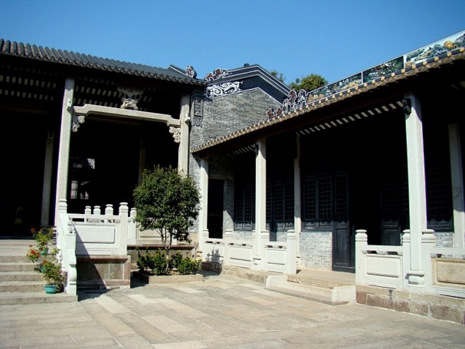 广东广州小洲村简氏宗祠