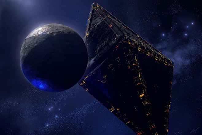 月亮,黑夜,星空,宇宙