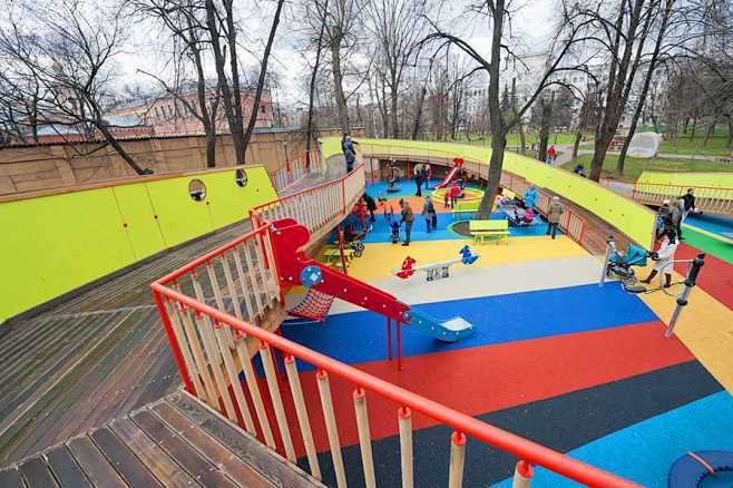 儿童活动场地playgroundbywowhausmooool设计