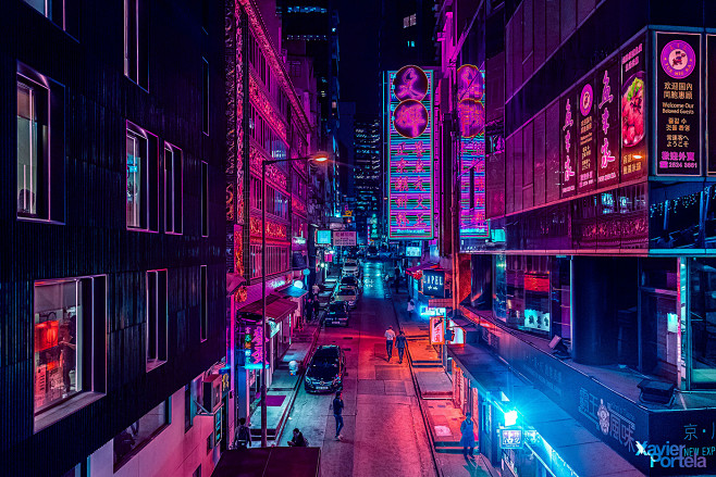 赛博朋克,城市炫彩