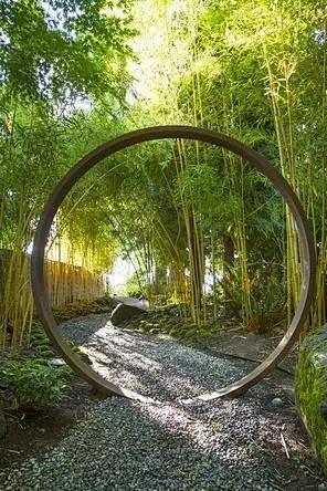 景观竹庭院