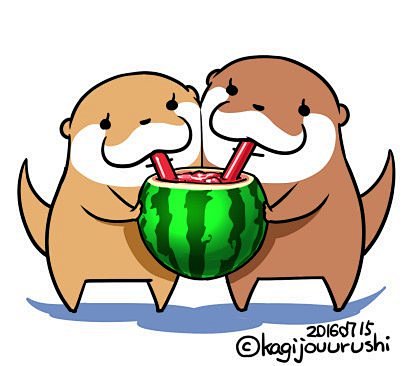 "水獭不在水里时在做什么"萌到吐血