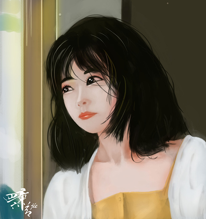 头像插画人像