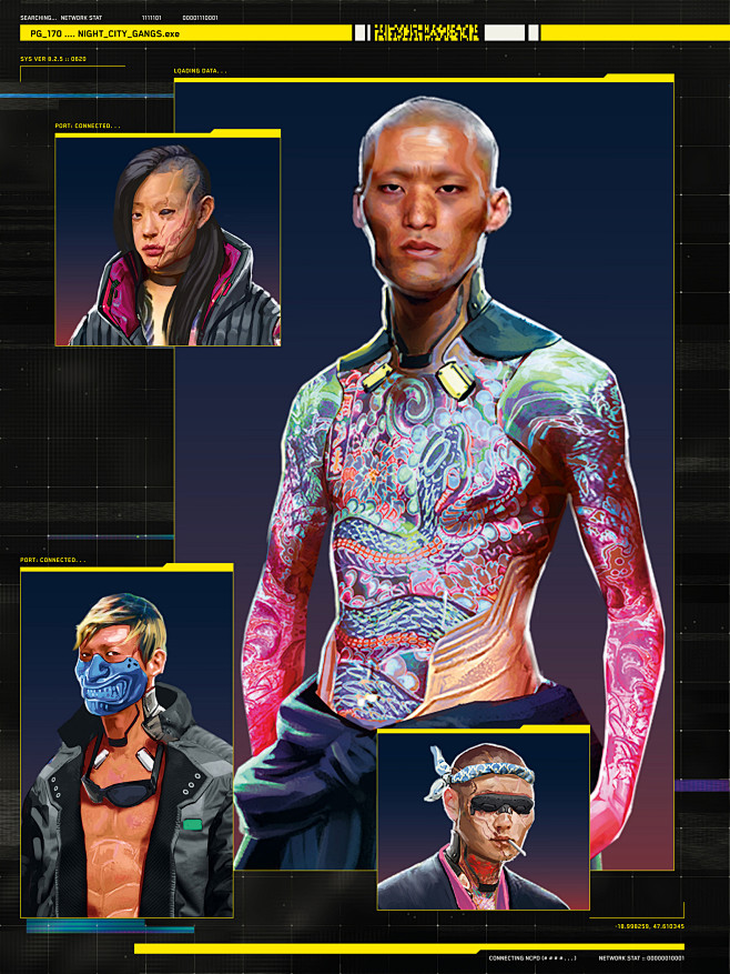 cyberpunk2077美术设定