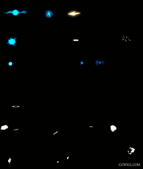 2019-07-08 16:46:34cgwell360个元素卡通手绘风ae特效资源【视频素材