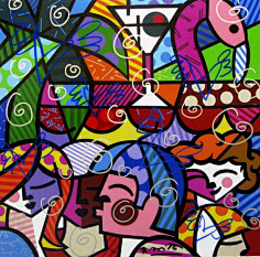 巴西:罗梅罗·布里托(romero britto)