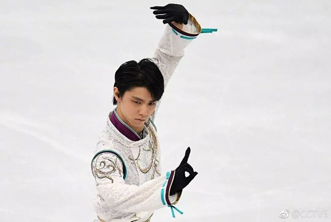 写真羽生结弦羽生结弦平昌冬奥会羽生结弦惊艳的图央视对羽生结弦的