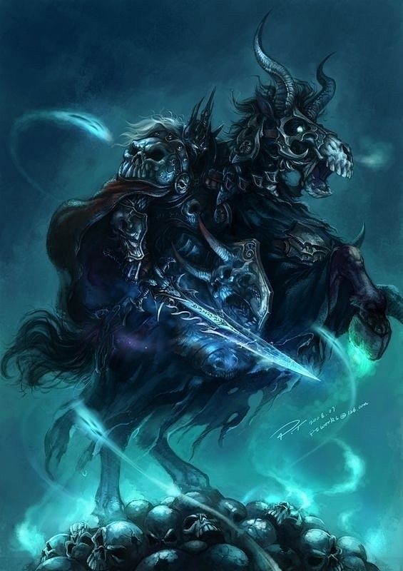 魔兽世界wow精品插画世界之巅