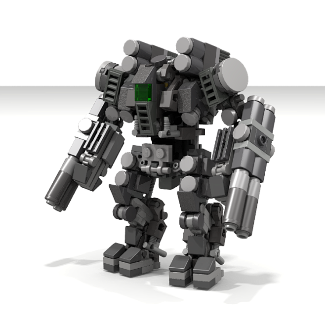 lego乐高moc陆军攻击型机器人机甲战士搭建电子图纸lxf淘宝网
