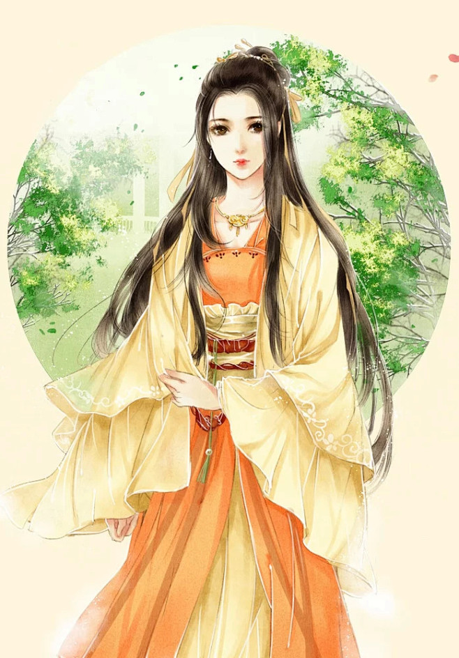 古风美女立绘