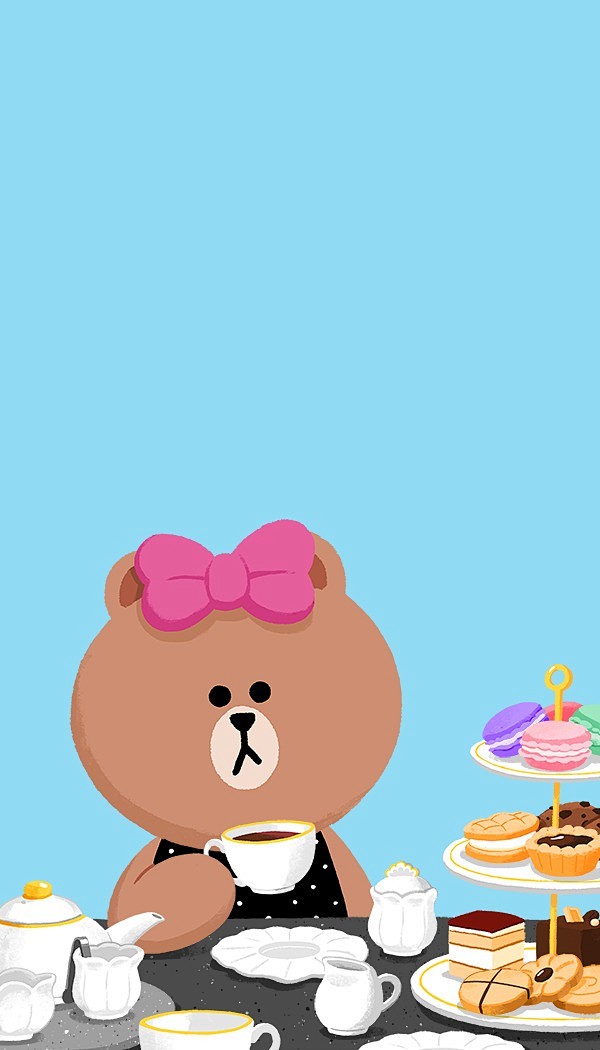 linebt21卡通素材布朗熊可妮兔丘可莎莉