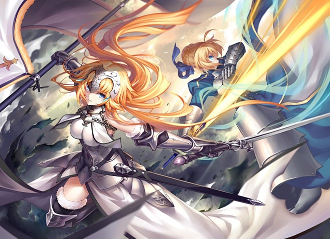 cc anime 2160x1080 fate series saber gilgamesh alpha.wallhaven.