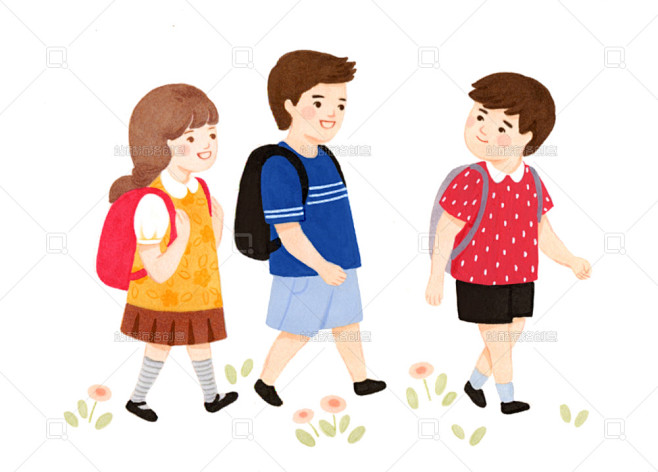 小学生插画