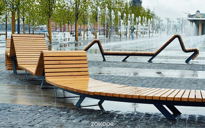 景观坐凳zoscape坐凳设计广场坐凳公园坐凳