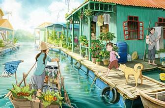 新海城-花瓣网|陪你做生活的设计师 | 宫崎骏动漫超清