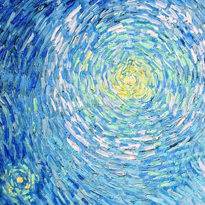 梵高星空局部