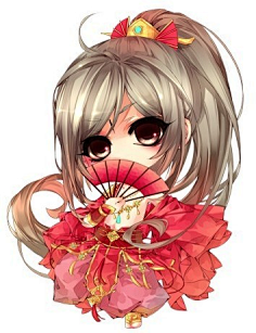 q版漫画古风手绘古风插画古风男女