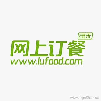 绿禾网上订餐logo设计