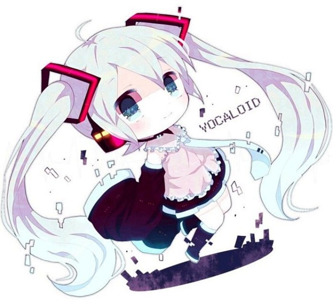 二次元少女q版萌系初音未来动漫插画头像qianxi丶