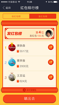 积分榜排行榜列表样式